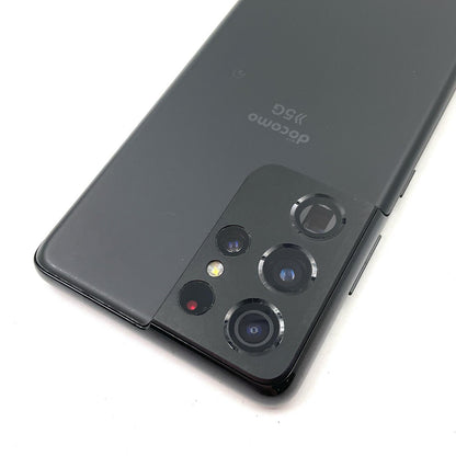【最速発送】SAMSUNG Galaxy S21 Ultra 5G 256GB ファントムブラック docomo SC-52B 白ロム【難有】