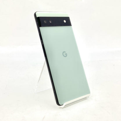 【全額返金保証】【最速発送】Google Pixel 6a 128GB Sage Softbank GB17L 白ロム 動作確認済