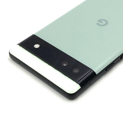 【全額返金保証】【最速発送】Google Pixel 6a 128GB Sage Softbank GB17L 白ロム 動作確認済
