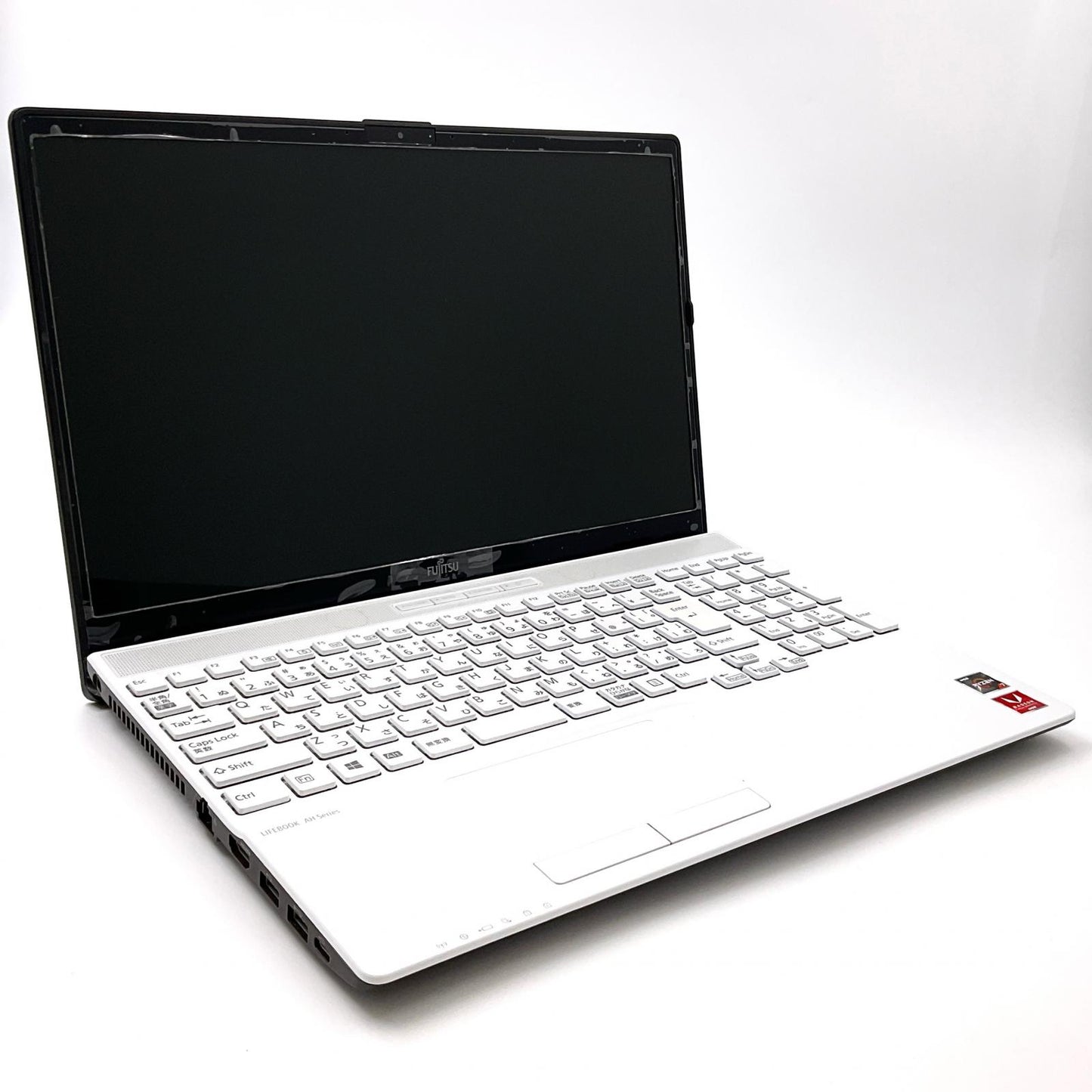 【最速発送】富士通 LIFEBOOK AH50/E1 FMVA50E1W AMD Ryzen 7 3750H with Radeon Vega Mobile Gfx 2.30GHz 8GB M.2 SSD 256GB 64%【難有】