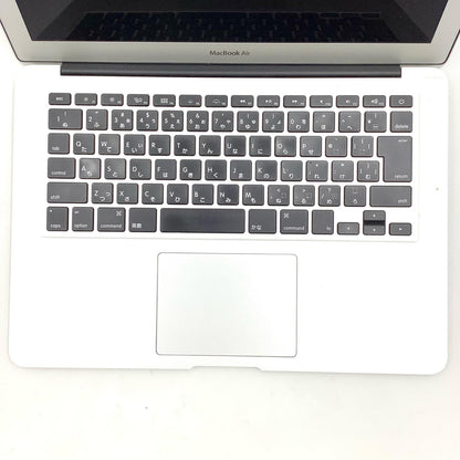 【全額返金保証】【最速発送】Apple MacBook Air 13インチ 2013 1.7 GHz デュアルコアIntel Core i7 8GB SSD 256GB シルバー 81% 動作確認済