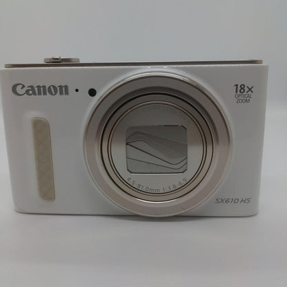 【全額返金保証】【最速発送】Canon コンパクトデジタルカメラ PowerShot SX610 HS [ホワイト] 動作確認済