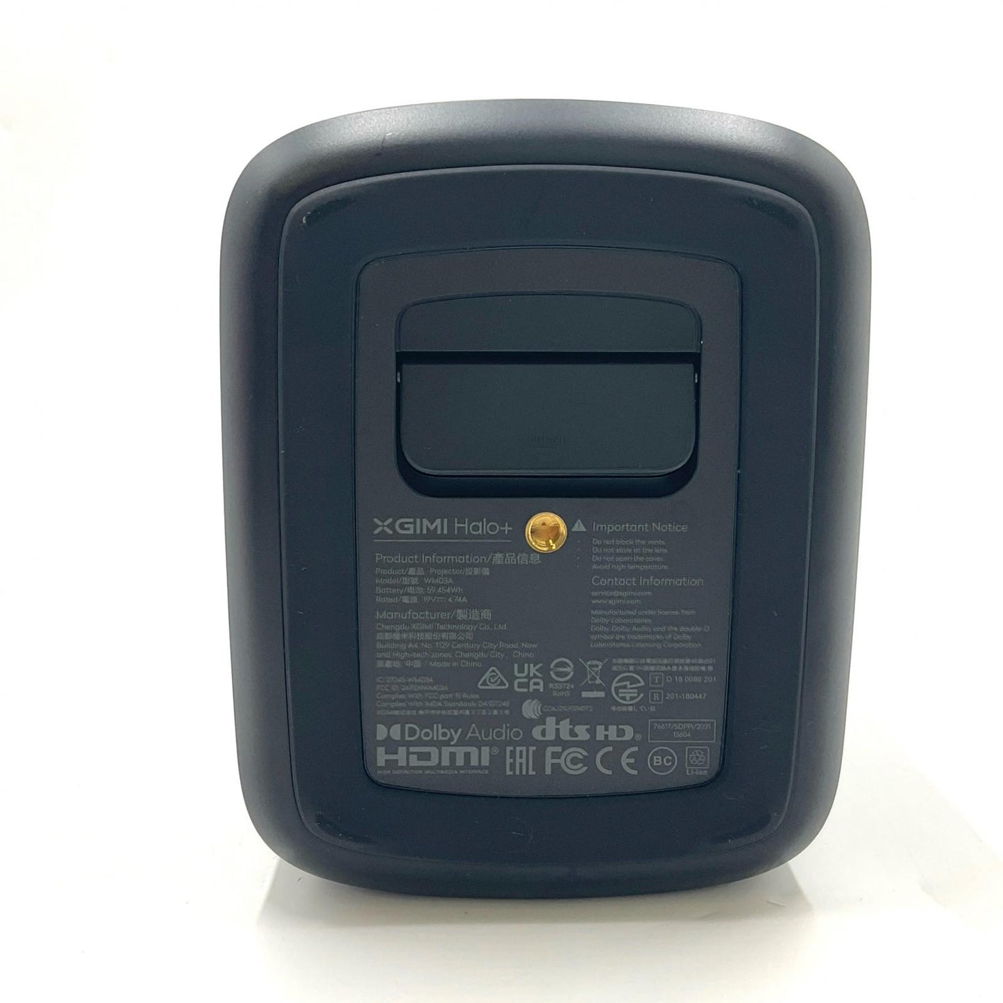 【全額返金保証】【最速発送】XGIMI XGIMI Halo+ WM03A 動作確認済