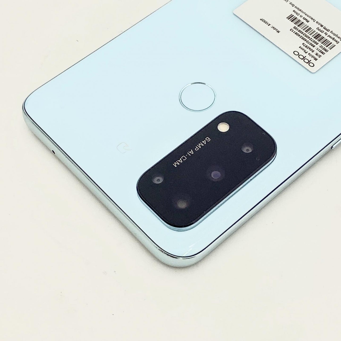 【全額返金保証】【最速発送】OPPO Reno 5:00 AM 128GB アイスブルー Softbank A103OP 白ロム 美品 動作確認済