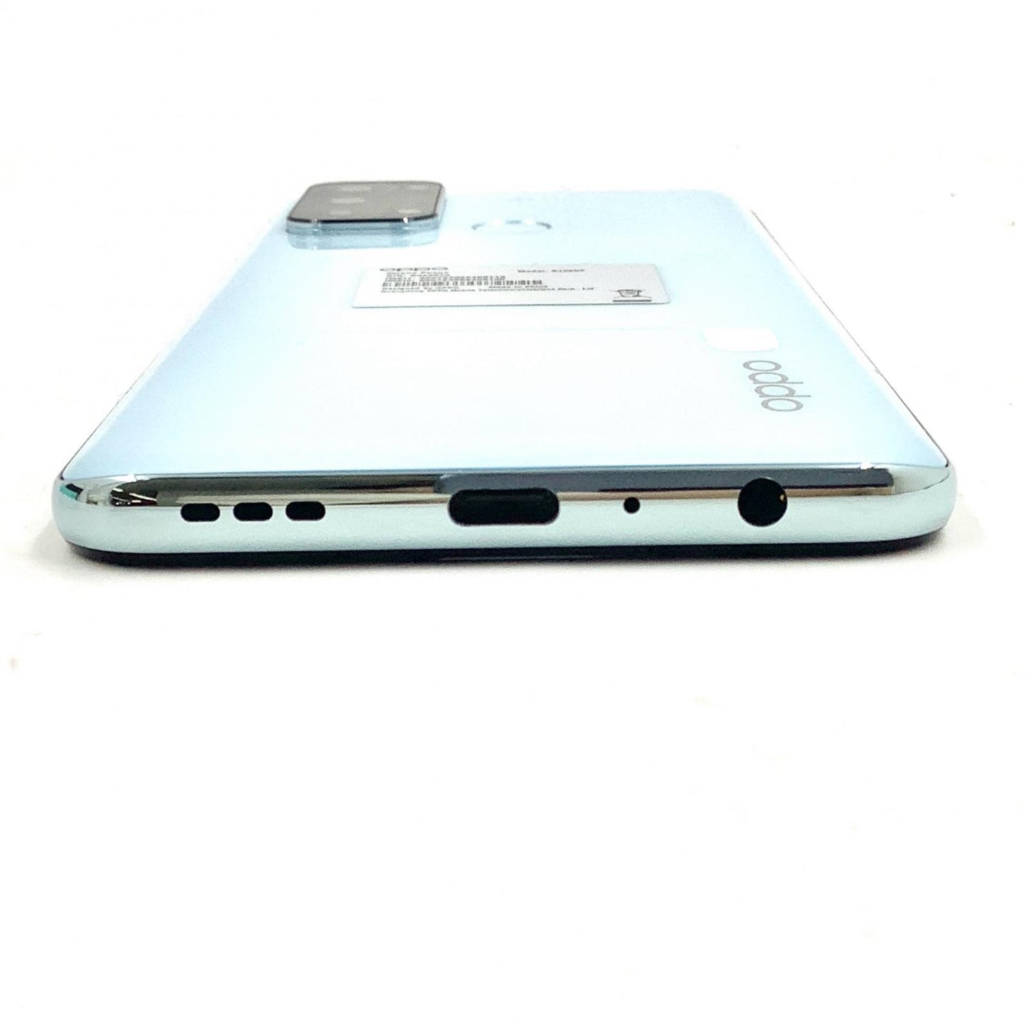 【全額返金保証】【最速発送】OPPO Reno 5:00 AM 128GB アイスブルー Softbank A103OP 白ロム 美品 動作確認済