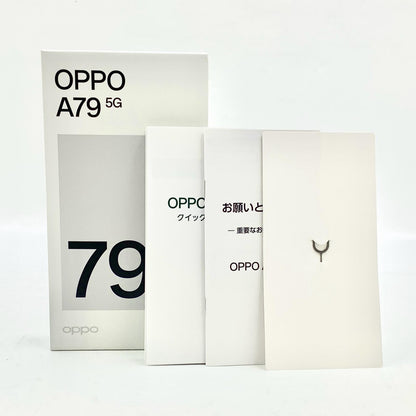 【全額返金保証】【最速発送】OPPO A 79 5G 128GB グローグリーン Softbank A303OP 白ロム 動作確認済