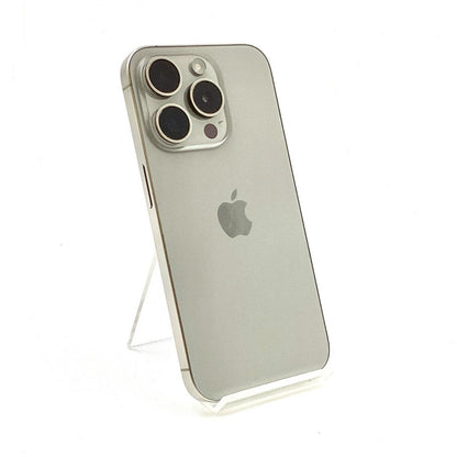 【全額返金保証】【最速発送】Apple iPhone iPhone 15 Pro 256GB ナチュラルチタニウム Softbank 動作確認済 91%