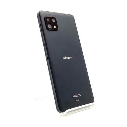【全額返金保証】【最速発送】SHARP AQUOS sense6 64GB ブラック docomo SH-54B 白ロム 動作確認済