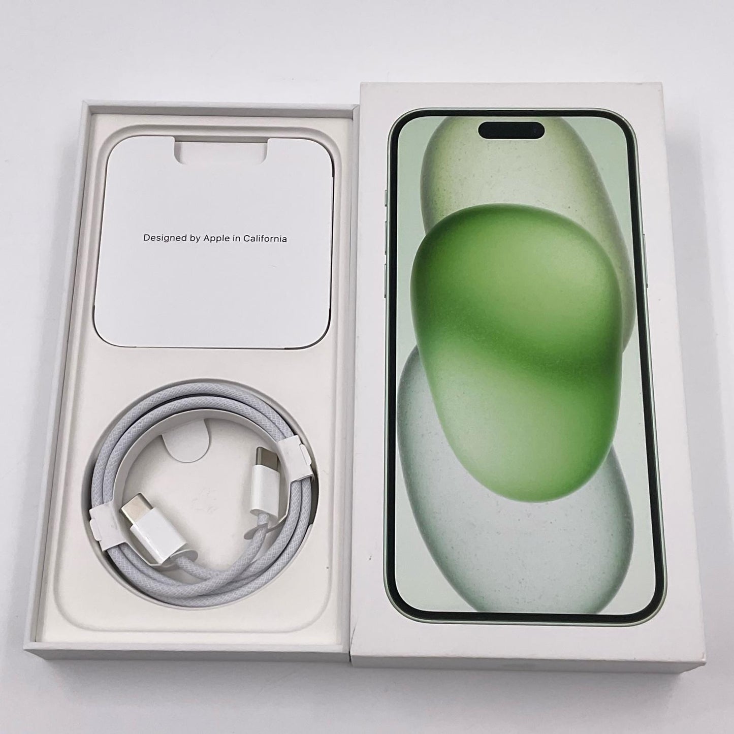 【全額返金保証】【最速発送】Apple iPhone iPhone 15 Plus 128GB グリーン SIMフリー 白ロム 美品 動作確認済 99%