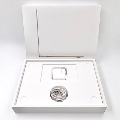 【全額返金保証】【最速発送】Apple MacBook Air 13インチ 2025 Apple M4 16GB M.2 SSD 256GB スターライト 100% 美品 動作確認済
