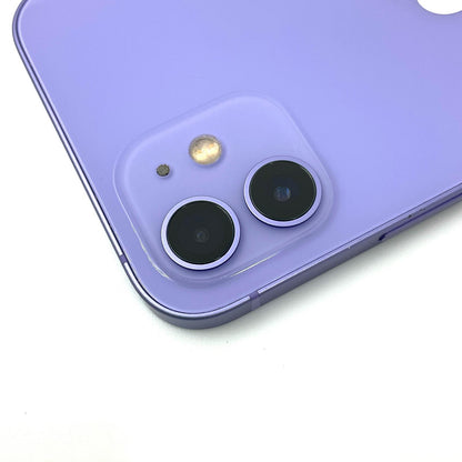【全額返金保証】【最速発送】Apple iPhone iPhone 12 64GB パープル 楽天モバイル 白ロム 動作確認済 82%