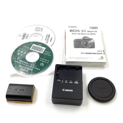 【全額返金保証】【最速発送】Canon デジタル一眼 EOS 5D Mark IV ボディ ブラック 動作確認済