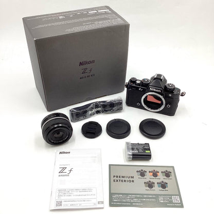 【全額返金保証】【最速発送】Nikon デジタル一眼 Z f 40mm f/2(SE)レンズキット ブラック 美品 動作確認済