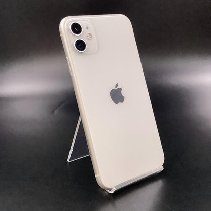 【全額返金保証】【最速発送】Apple iPhone iPhone 11 64GB ホワイト au SIMフリー 白ロム 動作確認済 86%