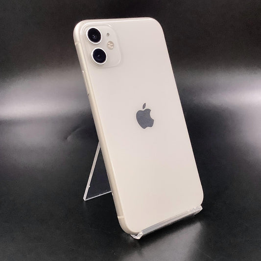 【全額返金保証】【最速発送】Apple iPhone iPhone 11 64GB ホワイト au SIMフリー 白ロム 動作確認済 86%