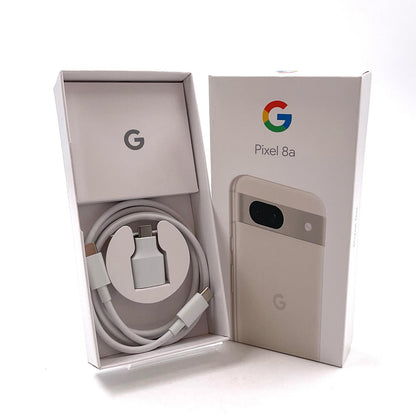 【全額返金保証】【最速発送】Google Pixel 8a 128GB Porcelain (ポーセリン) SIMフリー G576D 白ロム 美品 動作確認済