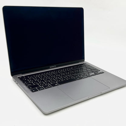 【全額返金保証】【最速発送】Apple MacBook Pro 13インチ 2020 Apple M1 8GB SSD 256GB スペースグレイ 88.5% 動作確認済