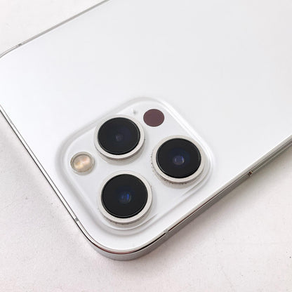 【全額返金保証】【最速発送】Apple iPhone iPhone 12 Pro Max 128GB シルバー docomo 白ロム 動作確認済 88%