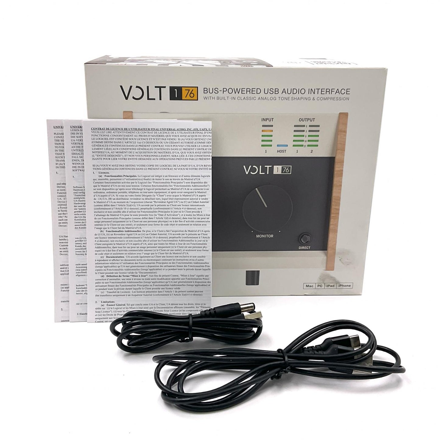 【全額返金保証】【最速発送】UNIVERSAL AUDIO Volt 176 動作確認済