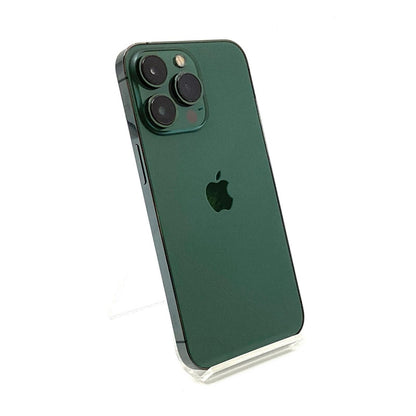 【全額返金保証】【最速発送】Apple iPhone iPhone 13 Pro 128GB アルパイングリーン au SIMフリー 白ロム 美品 動作確認済 100%