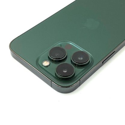 【全額返金保証】【最速発送】Apple iPhone iPhone 13 Pro 128GB アルパイングリーン au SIMフリー 白ロム 美品 動作確認済 100%