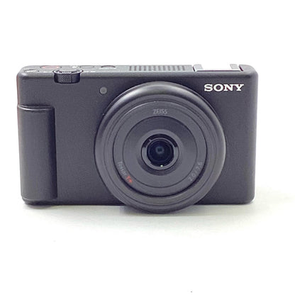 【全額返金保証】【最速発送】Sony コンパクトデジタルカメラ VLOGCAM ZV-1F [ブラック] 美品 動作確認済