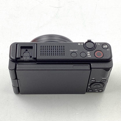 【全額返金保証】【最速発送】Sony コンパクトデジタルカメラ VLOGCAM ZV-1F [ブラック] 美品 動作確認済
