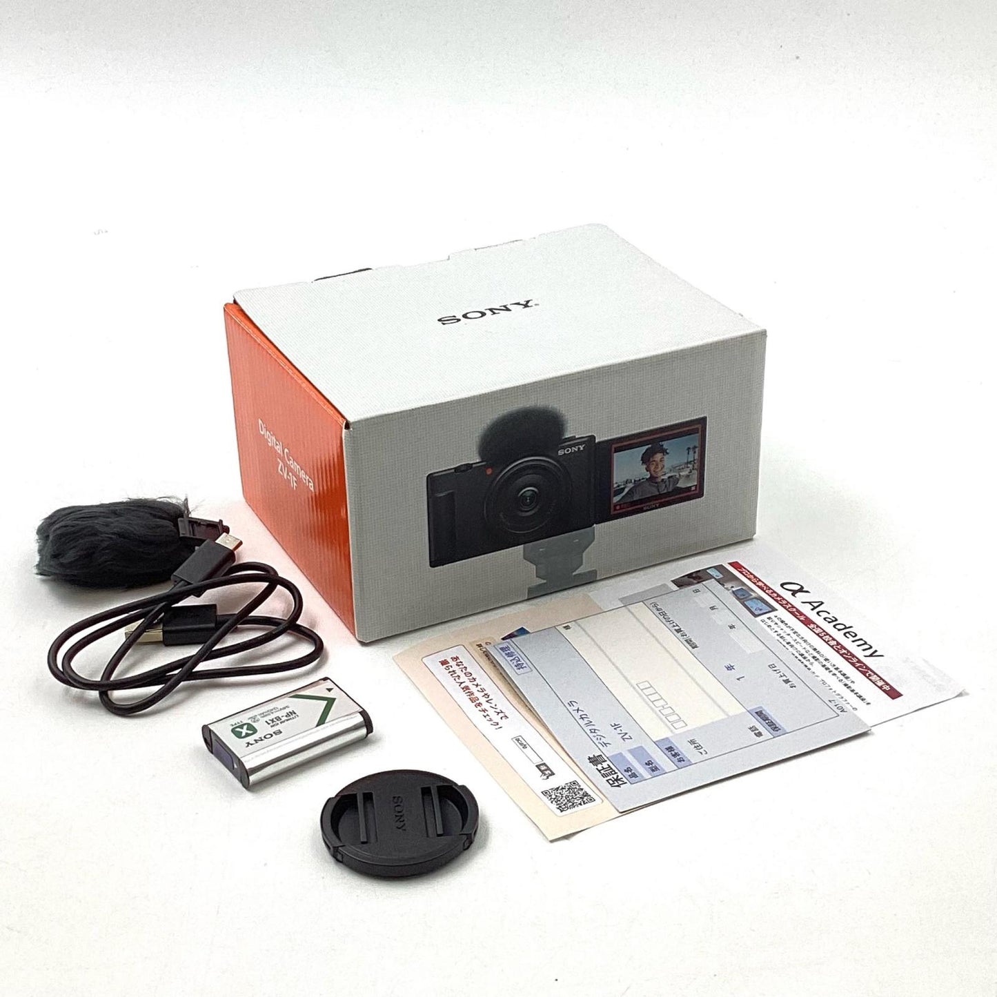 【全額返金保証】【最速発送】Sony コンパクトデジタルカメラ VLOGCAM ZV-1F [ブラック] 美品 動作確認済