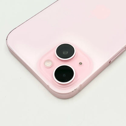 【全額返金保証】【最速発送】Apple iPhone iPhone 15 128GB ピンク SIMフリー 白ロム 動作確認済 87%