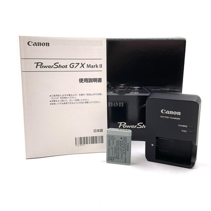 【全額返金保証】【最速発送】Canon コンパクトデジタルカメラ PowerShot G7 X Mark II 美品 動作確認済