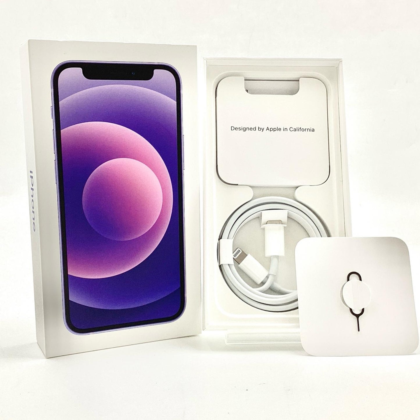 【全額返金保証】【最速発送】Apple iPhone iPhone 12 mini 128GB パープル docomo 白ロム 動作確認済 83%