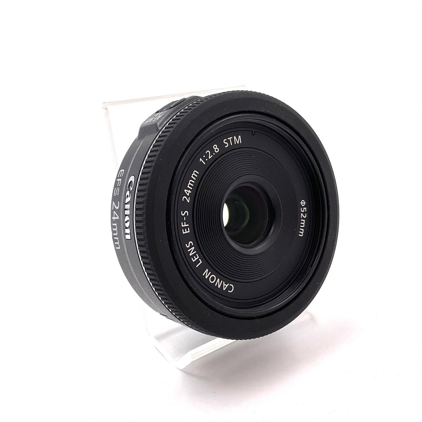 【全額返金保証】【最速発送】Canon EF-S24mm F2.8 STM　ブラック 超美品 動作確認済