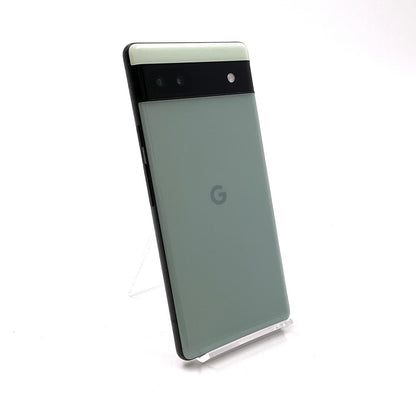 【全額返金保証】【最速発送】Google Pixel 6a 128GB セージ Softbank SIMフリー Pixel6a 白ロム 美品 動作確認済