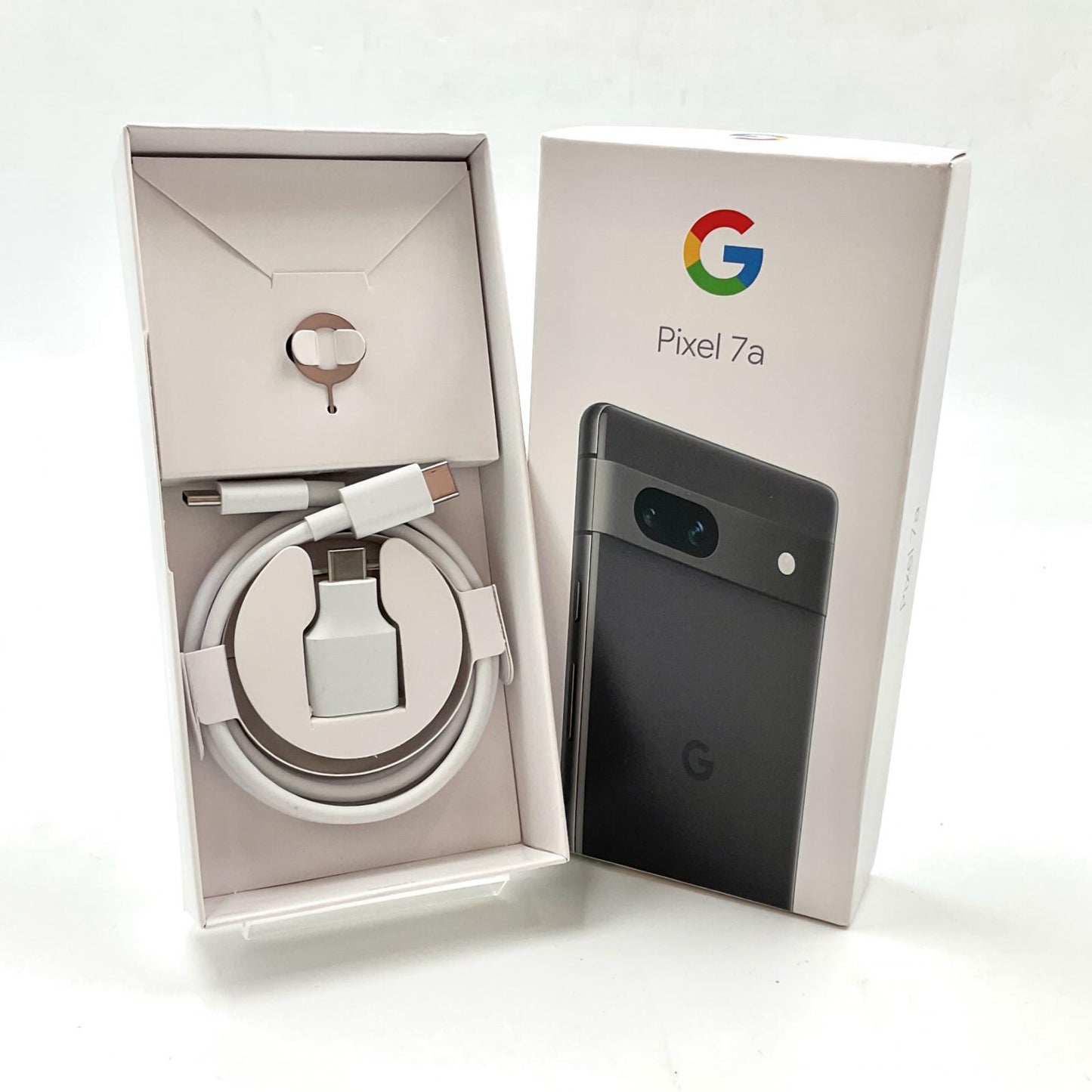 【全額返金保証】【最速発送】Google Pixel 7a 128GB チャコール au SIMフリー 白ロム 動作確認済