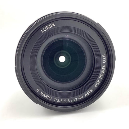 【全額返金保証】【最速発送】Panasonic LUMIX G VARIO 12-60mm/F3.5-5.6 ASPH./POWER O.I.S. H-FS12060 超美品 動作確認済