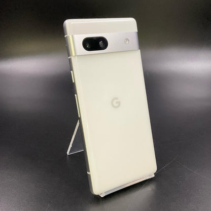 【全額返金保証】【最速発送】Google Pixel 7a 128GB Snow au G82U8 白ロム 美品 動作確認済