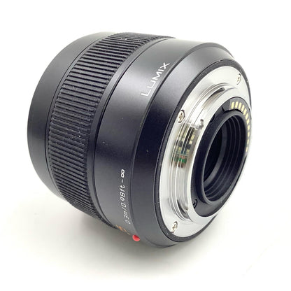 【全額返金保証】【最速発送】Panasonic LEICA DG SUMMILUX 25mm/F1.4 II ASPH. H-XA025 動作確認済