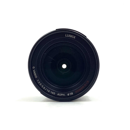 【全額返金保証】【最速発送】Panasonic LUMIX G VARIO 14-140mm/F3.5-5.6 II ASPH./POWER O.I.S. H-FSA14140 美品 動作確認済
