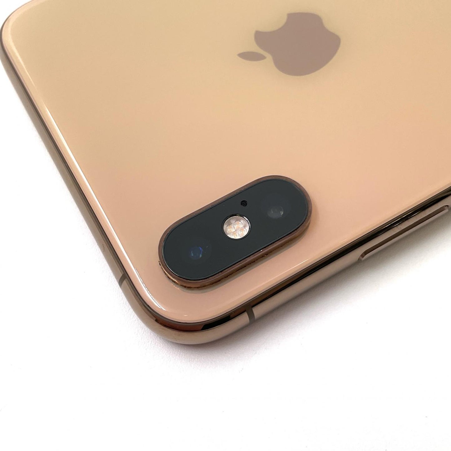 【全額返金保証】【最速発送】Apple iPhone iPhone XS Max 512GB ゴールド au 白ロム 動作確認済 80%