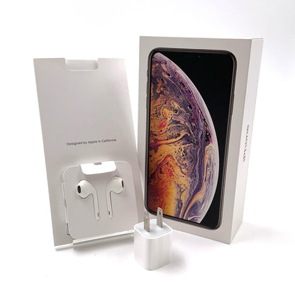 【全額返金保証】【最速発送】Apple iPhone iPhone XS Max 512GB ゴールド au 白ロム 動作確認済 80%