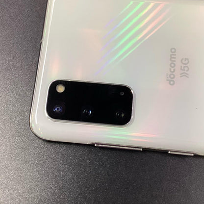 【最速発送】SAMSUNG Galaxy S20 5G 128GB クラウドホワイト docomo SC-51A 白ロム【難有】