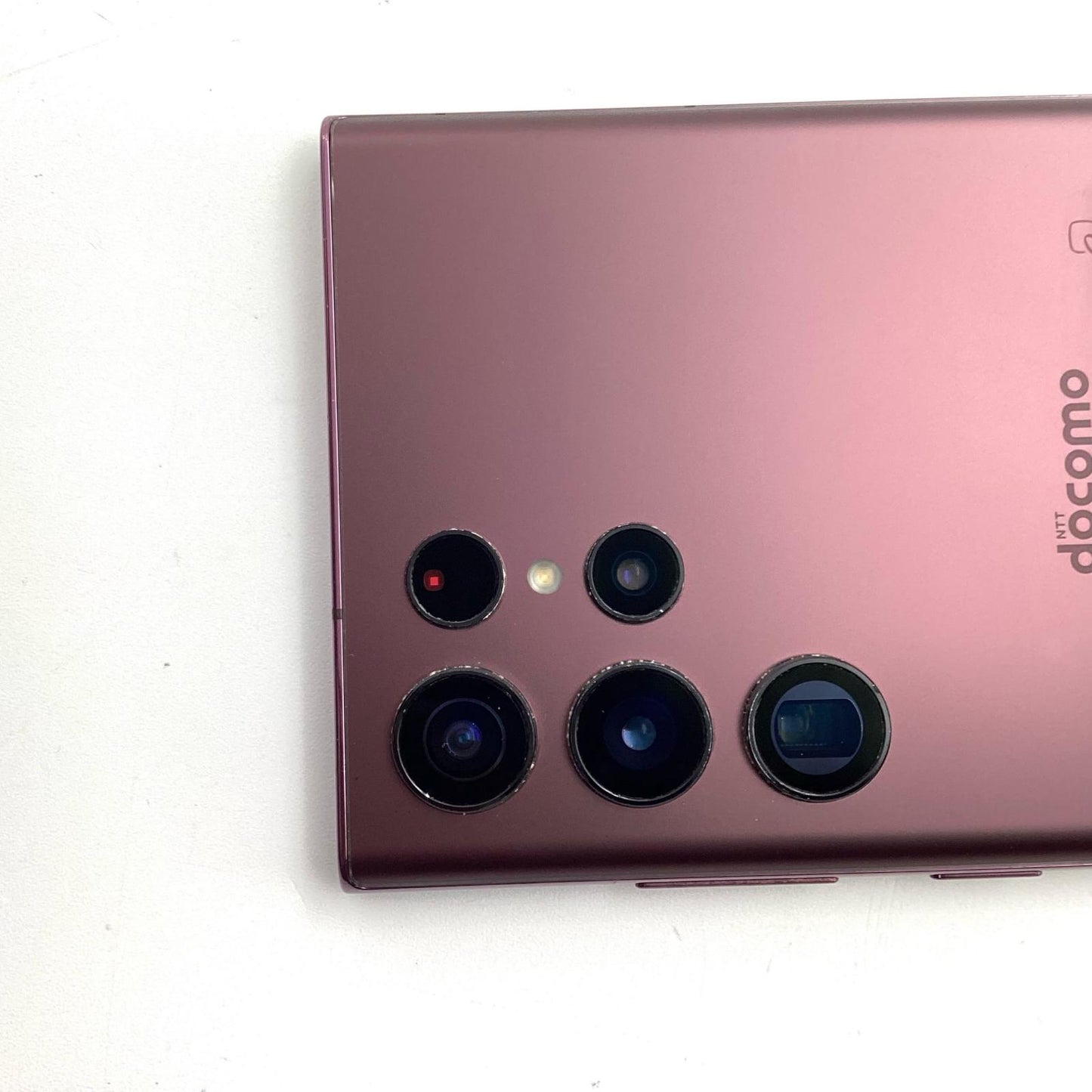 【全額返金保証】【最速発送】SAMSUNG Galaxy S22 Ultra 256GB バーガンディ docomo SC-52C 動作確認済
