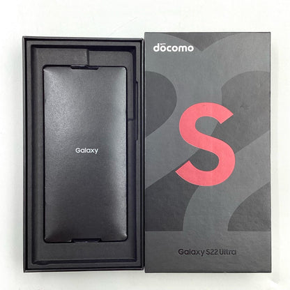 【全額返金保証】【最速発送】SAMSUNG Galaxy S22 Ultra 256GB バーガンディ docomo SC-52C 動作確認済