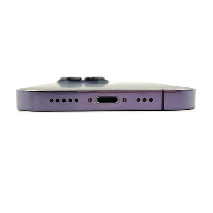 【全額返金保証】【最速発送】Apple iPhone iPhone 14 Pro 256GB ディープパープル SIMフリー 白ロム 動作確認済 79%