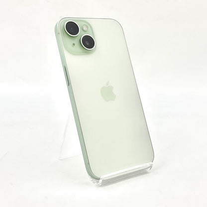 【全額返金保証】【最速発送】Apple iPhone iPhone 15 128GB グリーン SIMフリー 白ロム 動作確認済 95%