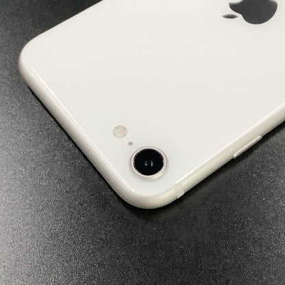 【全額返金保証】【最速発送】Apple iPhone iPhone SE（第3世代） 128GB スターライト Softbank SIMフリー 白ロム 美品 動作確認済 87%