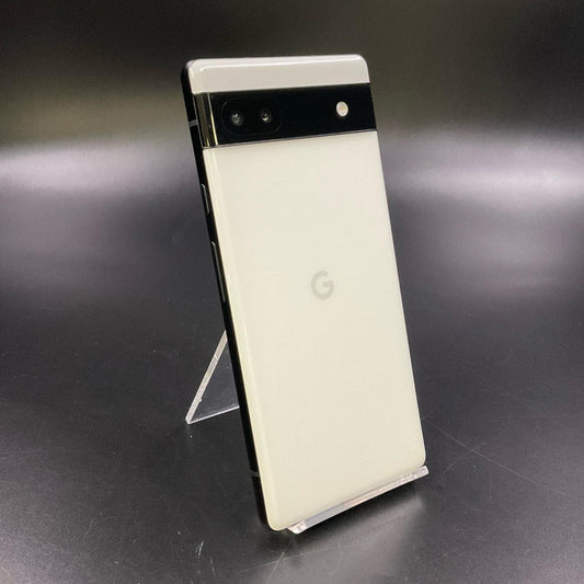 【全額返金保証】【最速発送】Google Pixel 6a 128GB au SIMフリー 白ロム 動作確認済