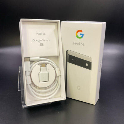 【全額返金保証】【最速発送】Google Pixel 6a 128GB au SIMフリー 白ロム 動作確認済