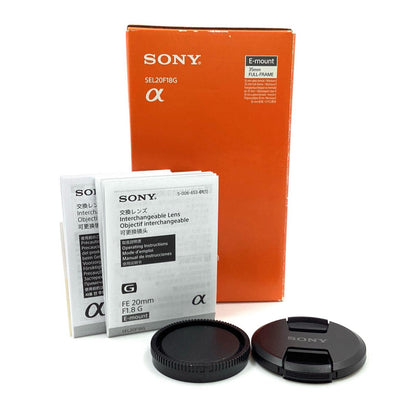 【全額返金保証】【最速発送】Sony FE 20mm F1.8 G SEL20F18G 動作確認済