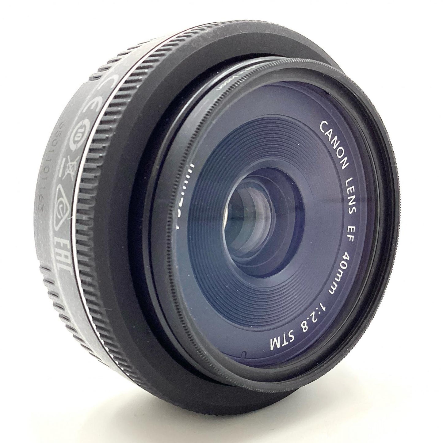 【全額返金保証】【最速発送】Canon EF40mm F2.8 STM　ブラック 美品 動作確認済